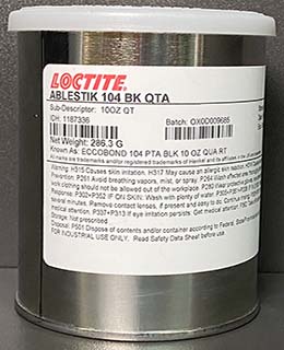 乐泰Ablestik 104 BK OTA环氧粘合剂|Henkel 汉高 / Loctite 乐泰|